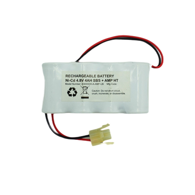 재충전이 가능한 비상등 Ni Cd 배터리 4.8V 예상 수명 5년 D4000mAh