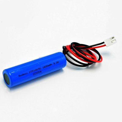 원통 화재 출구 광 배터리 LiFePO4 IFR18650 1600mAh 3.2V