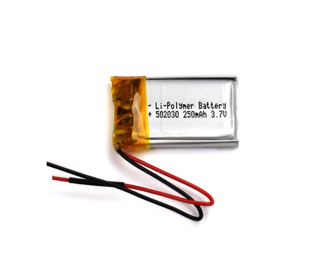 비상 조명을 위한 3.7Volt 리튬-폴리머 전지 502030 250mAh