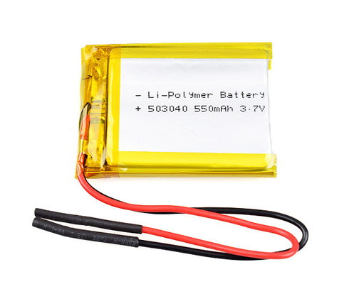 모바일 장치를 위한 12.5g 리튬 이온 전지 3.7 Ｖ 550mAh Li 폴리머 셀