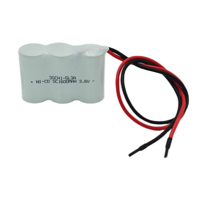 SC 비상등 Ni Cd 배터리 1600mAh 3.6V 스틱 유형