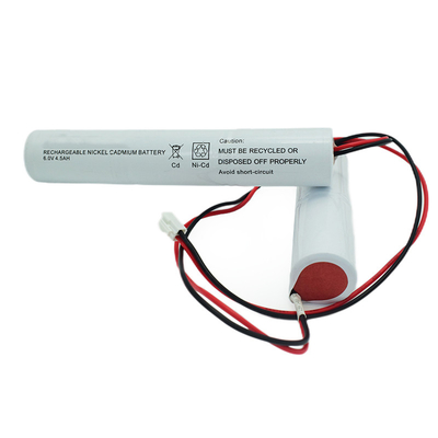 무취 나란히 6.0V Ni Cd 배터리 팩 4500mAh
