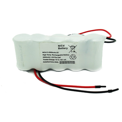 나란히 비상 출구 광 배터리는 6.0 볼트 C2500mAh 닉드를 쌉니다