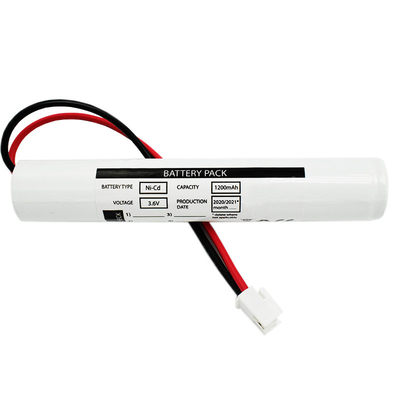 비상 조명을 위한 닉드 Sc1200mah 3.6 볼트 배터리 스틱형