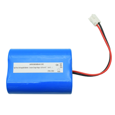 IFR26650은 비상등 리튬 배터리 LiFePO4에게 3.2V 6600mAh 대용량을 보내게 했습니다