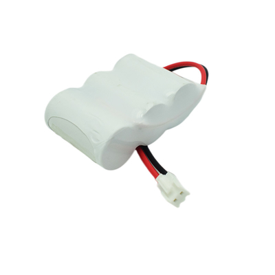 측면 구성도에 의한 SC1700mah 비상등 Ni Cd 건전지 팩 3.6 볼트 쪽