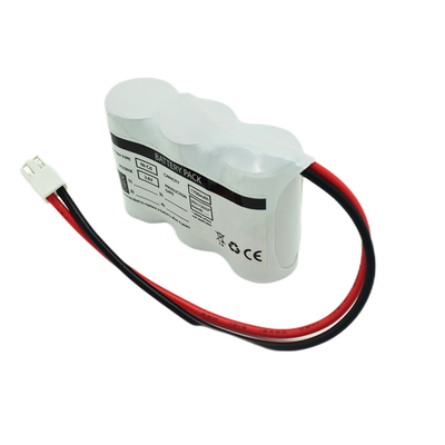측면 구성도에 의한 SC1700mah 비상등 Ni Cd 건전지 팩 3.6 볼트 쪽