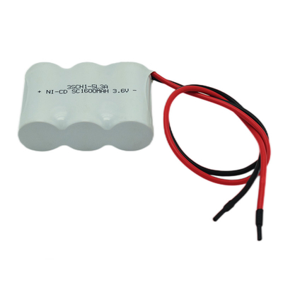닉드 니켈 카드뮴 건전지 팩 SC 긴 수명 1600mAh 3.6V명