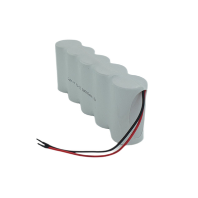 NiCD 비상 출구 라이트 배터리 D4000mAh 6.0 V 안전 옆