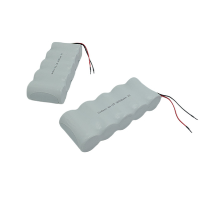 NiCD 비상 출구 라이트 배터리 D4000mAh 6.0 V 안전 옆