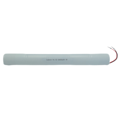 NiCd D4000mAh 6.0V 출구 신호 배터리 백업 비상 조명