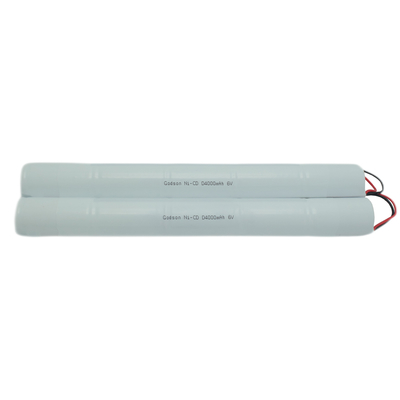 NiCd D4000mAh 6.0V 출구 신호 배터리 백업 비상 조명