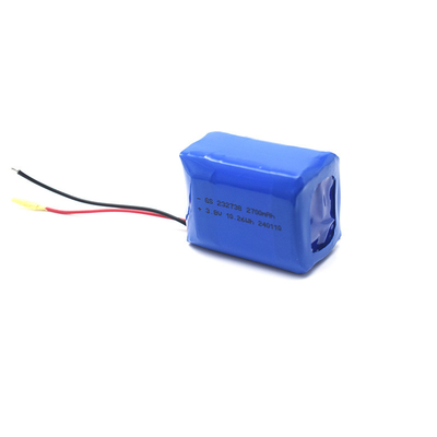 리?? 이온 폴리머 232738 2700mAh 3.8V PCB 및 UL1571 24AWG RED&amp;BLACK