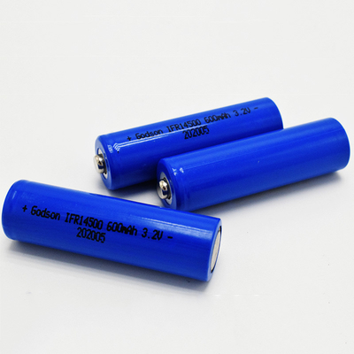 14500 600mAh 3.2V LiFePO4 배터리