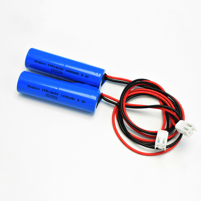 비상 조명 1600mAh 3.2 볼트 18650 LiFePO4 스틱 타입 배터리