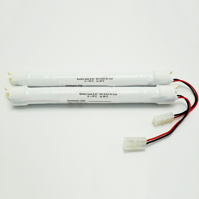 안전성 좋은 니카드 비상 조명 배터리 SC1800mAh 6.0V