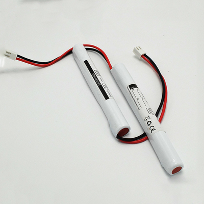 Ni Cd AA600mah 3.6 볼트 출구 라이트 배터리 스틱 타입 좋은 안전