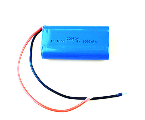 비상 출구 라이트 LiFePO4 배터리 18650 1500mAh 6.4V 비상 조명 및 전원 공급
