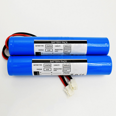 스틱 타입 LiFePO4 배터리 3000mAh 6.4 볼트 비상용 태양광 조명