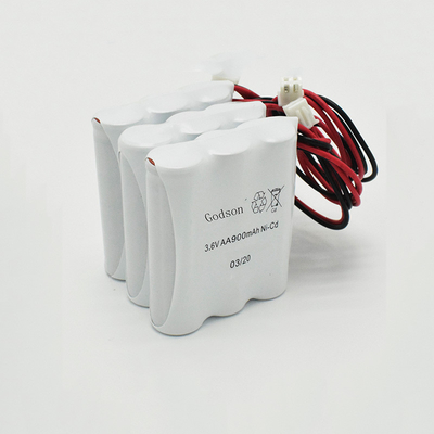 비상 조명 나란히 Ni-Cd 배터리 AA900mAh 3.6V
