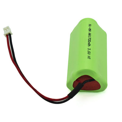 OEM PVC 3.6V Ni-Mh AA1700mAh 고온 재충전 배터리