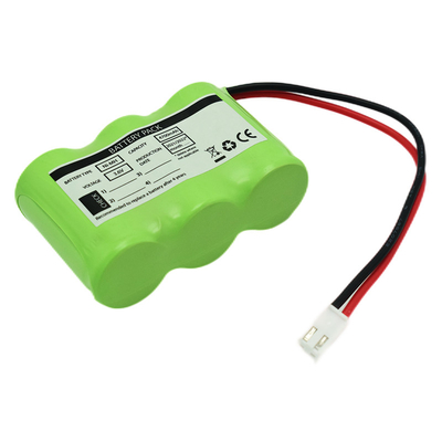 3S1P 사이드 바이 사이드 타입 3.6V Ni-Mh C4700mAh 고온 재충전 배터리 OEM PVC
