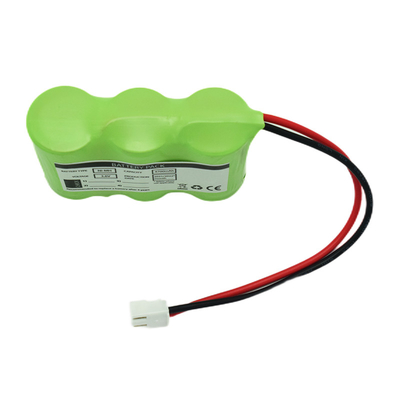 3S1P 사이드 바이 사이드 타입 3.6V Ni-Mh C4700mAh 고온 재충전 배터리 OEM PVC