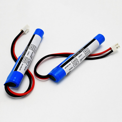 PVC 스틱 타입 IFR 18650*2 보호 제어 모듈 0.6Ah 6.4V LiFePO4 실린더 배터리