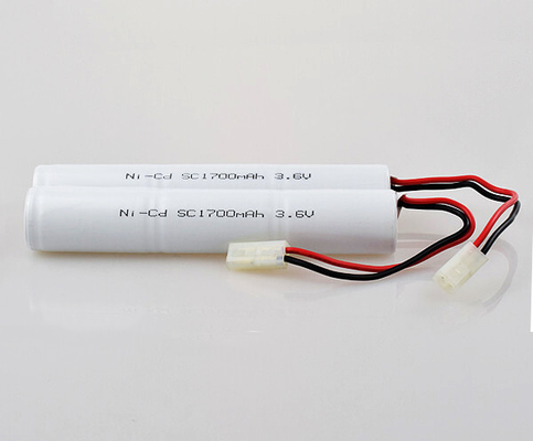 닉드 0.1C 재충전 가능한 배터리 팩 3.6 Ｖ SC1700mAh 밝은 세포 중량