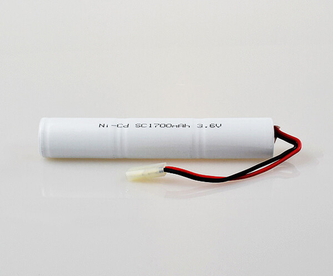 닉드 0.1C 재충전 가능한 배터리 팩 3.6 Ｖ SC1700mAh 밝은 세포 중량