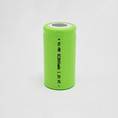SC 3000 MAh 배터리 HT 니켈수소화금속 셀 1.2V 0.1C 표준 충전
