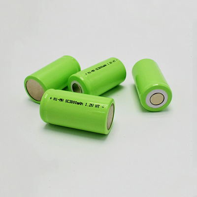 SC 3000 MAh 배터리 HT 니켈수소화금속 셀 1.2V 0.1C 표준 충전