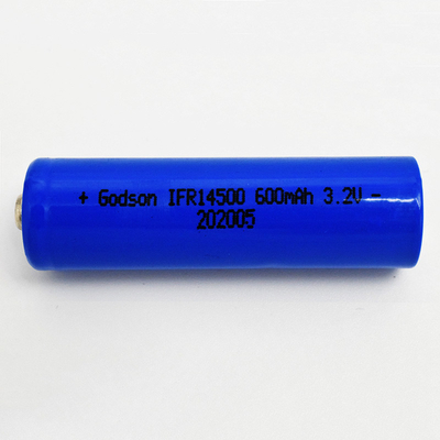 비상 조명 IFR 14500 LiFePO4 배터리 3.2 Ｖ 600mAh 스틱