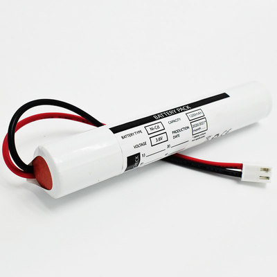 비상 조명을 위한 닉드 Sc1200mah 3.6 볼트 배터리 스틱형