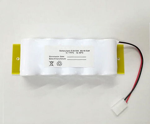 나란히 후면과 6.0 Ｖ 건전지 팩 D4000mAh Ni Cd