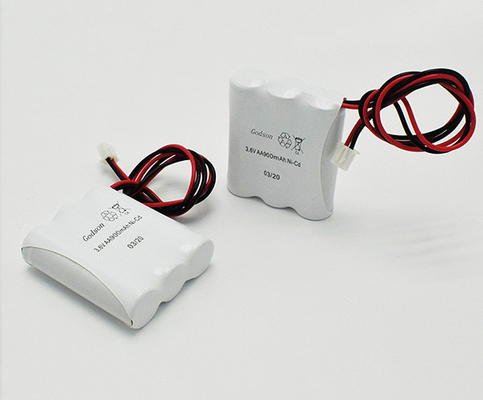 Aa900mah 비상 출구 광 배터리 JST XHP 2P 니카드 전지