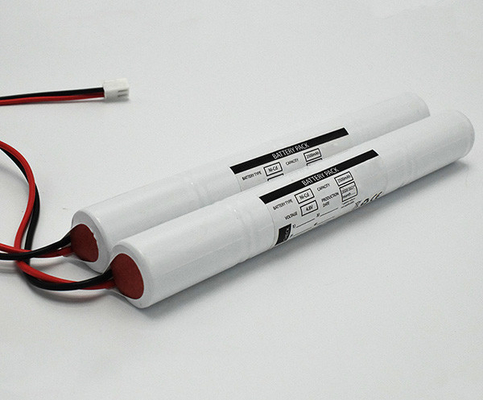 비상 조명을 위한 Ni Cd 재충전 가능한 배터리 팩 C2500mah 4.8V