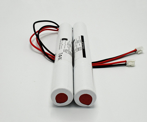 비상 조명을 위한 Ni Cd 재충전 가능한 배터리 팩 C2500mah 4.8V