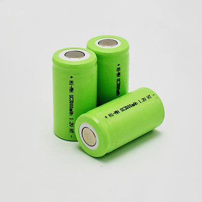 SC3000mAh 1.2V HT 세포를 밝히는 높은 임시 3.6 Ｖ Ni Mh 배터리 비상