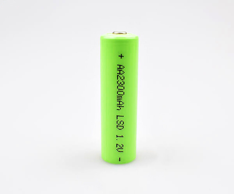 비상 조명을 위한 높은 임시 3.6 Ｖ Ni Mh 베터리 셀 AA 2300mAh 1.2V