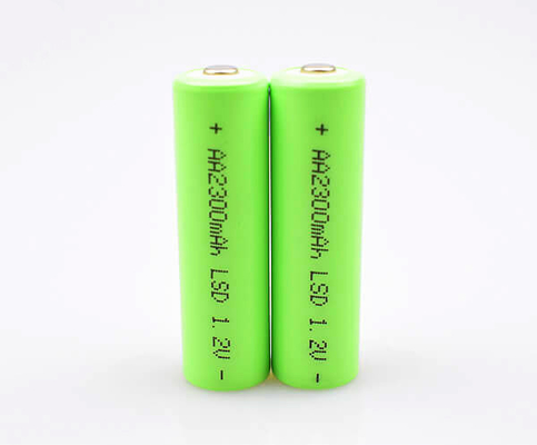 비상 조명을 위한 높은 임시 3.6 Ｖ Ni Mh 베터리 셀 AA 2300mAh 1.2V