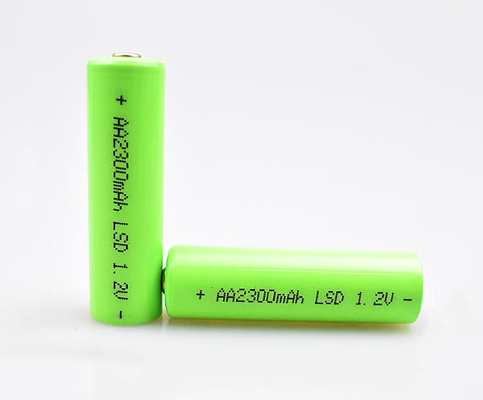 비상 조명을 위한 높은 임시 3.6 Ｖ Ni Mh 베터리 셀 AA 2300mAh 1.2V