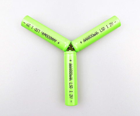 비상 조명을 위한 AAA 800mAh 1.2V Ni Mh 베터리 셀
