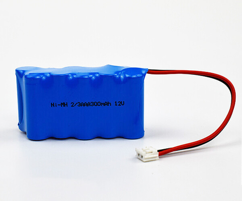 고온 비상 출구 신호 배터리 Ni-MH 2/3AAA 300mAh 12V