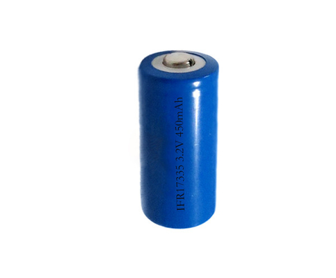 재충전이 가능한 LiFePO4 IFR17335 3.2 볼트 배터리 450mAh 한 개의 스틱
