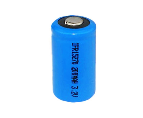 블루 재충전 가능한 3.2V LiFePO4 배터리 IFR15270 200mAh 셀