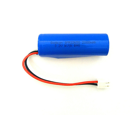 LiFePO4 재충전이 가능한 비상구 안내판 배터리 3.2 Ｖ IFR22650 2000mAh 배터리