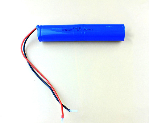 비상 조명을 위한 LiFePo4 리튬 IFR26650 건전지 팩 6.4 볼트 3000mAh