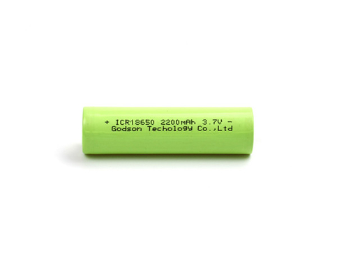 2200mAh 충전식 리튬 철 전지 ICR18650 3.7V 리튬 이온