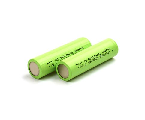 2200mAh 충전식 리튬 철 전지 ICR18650 3.7V 리튬 이온
